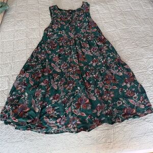 American Eagle Outfitters Green Floral Blouse